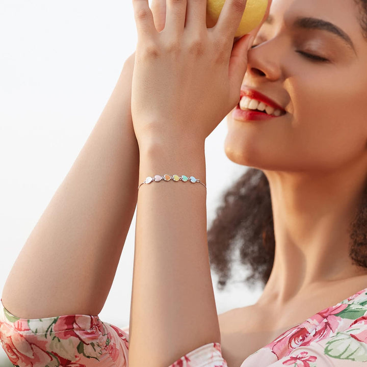 צמיד מנעול רגל כלב מכסף סטרלינג מתכוונן